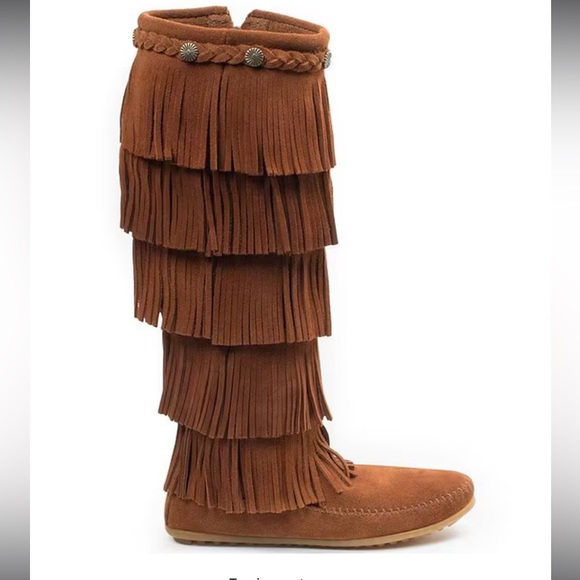 Minnetonka Shoes - Minnetonka fringe tall boots